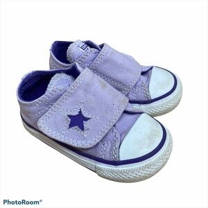 Converse Lavender Purple Sneakers Sz 5 Girls Baby
